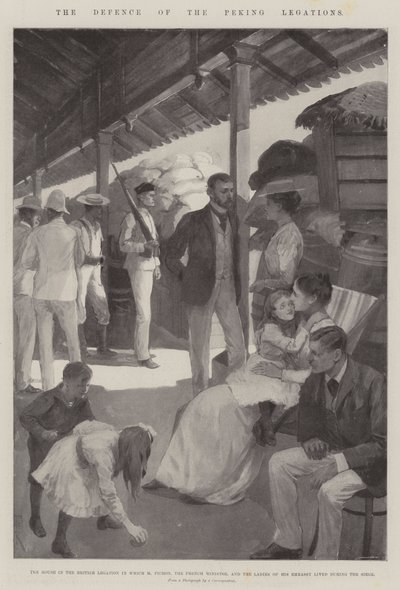 The Defence of the Peking Legations by Amedee Forestier